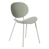 Xenos Eetkamerstoel Paula - groen - 81x52x50 cm- Eetkamerstoelen