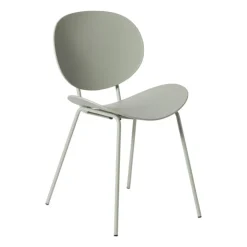 Xenos Eetkamerstoel Paula - groen - 81x52x50 cm- Eetkamerstoelen