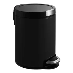EKO pedaalemmer artistic - 5 liter - zwart- Badkamer Prullenbakken|Pedaalemmers