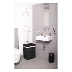 EKO pedaalemmer artistic - 5 liter - zwart- Badkamer Prullenbakken|Pedaalemmers