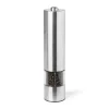 Xenos Elektrische peper/zout molen - zilverkleurig - ø5.3x22.5 cm- Keukengerei