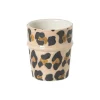 Xenos Espresso mok animal - beige - 100 ml- Mokken