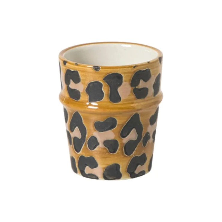 Xenos Espresso mok animal - bruin - 100 ml- Mokken