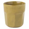 Xenos Espressokopje facet - geel - 100 ml- Mokken