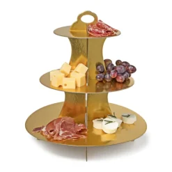 Xenos Etagère papier - goud - 30 cm- Etagères