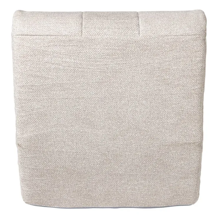 Xenos Fauteuil chenille - beige - 87x72x66 cm- Fauteuils
