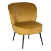 Xenos Fauteuil Frida - geel - 77x69x60 cm- Fauteuils