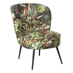 Xenos Fauteuil Frida - jungle - 77x69x60 cm- Fauteuils