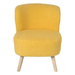 Xenos Fauteuil Sita - geel - 69x56x66 cm- Fauteuils