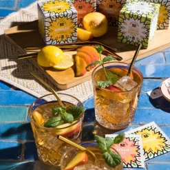 Xenos Fine Flavours groene thee - lemon ginger - 10 zakjes- Thee