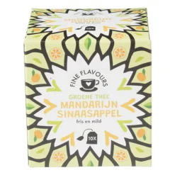 Xenos Fine Flavours groene thee - mandarijn sinaasappel - 10 zakjes- Thee