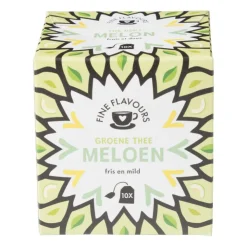 Xenos Fine Flavours groene thee - meloen - 10 zakjes- Thee