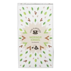 Xenos Fine flavours kruiden thee - moringa kaneel - 15 piramide zakjes- Thee