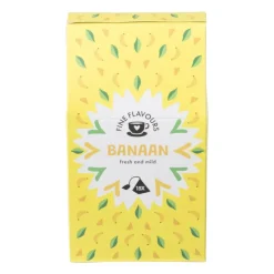 Xenos Fine flavours zwarte thee - banaan - 15 piramide zakjes- Thee