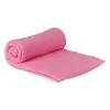Xenos Fleece deken - fuchsia - 160x130 cm- Plaids