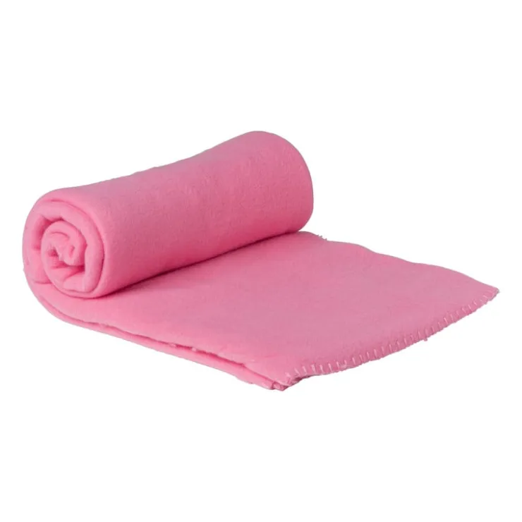 Xenos Fleece deken - fuchsia - 160x130 cm- Plaids