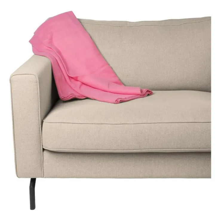 Xenos Fleece deken - fuchsia - 160x130 cm- Plaids