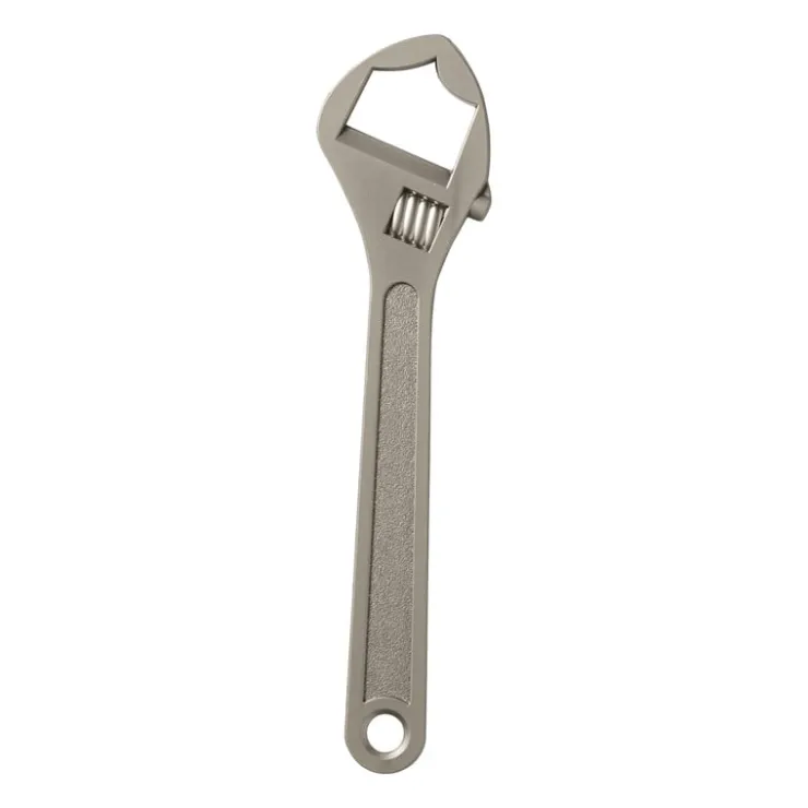 Xenos Flesopener ringsleutel - zilverkleurig- Spellen