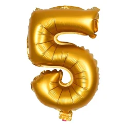 Xenos Folieballon - cijfer 5- Ballonnen|Verjaardagen