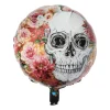 Xenos Folieballon Day of the Dead - multikleur - ø45 cm- Ballonnen