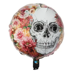 Xenos Folieballon Day of the Dead - multikleur - ø45 cm- Ballonnen