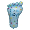 Xenos Folieballon it’s a boy - blauw - 65 cm- Ballonnen|Babyshower