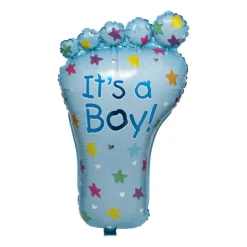 Xenos Folieballon it’s a boy - blauw - 65 cm- Ballonnen|Babyshower