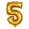 Xenos Folieballon XL - cijfer 5 - 60 cm- Ballonnen|Verjaardagen