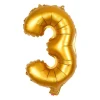 Xenos Folieballon XL - cijfer 3 - 60 cm- Ballonnen|Verjaardagen