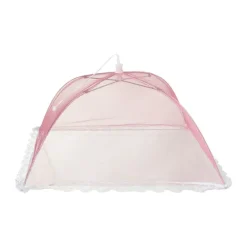 Xenos Foodcover paraplu - roze - 35x35x20 cm- Foodcovers