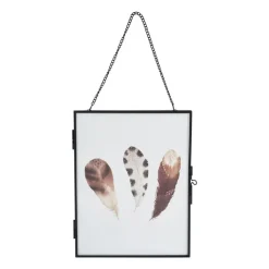Xenos Fotolijst aan ketting - zwart - 18x23 cm- Fotolijsten