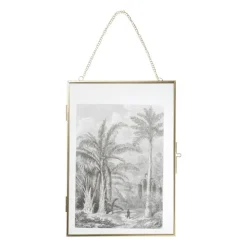 Xenos Fotolijst aan ketting staand - goud - 21x30 cm- Fotolijsten