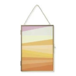 Xenos Fotolijst aan ketting staand - goud - 21x30 cm- Fotolijsten