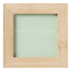 Xenos Fotolijst bamboe - 10x10 cm- Fotolijsten