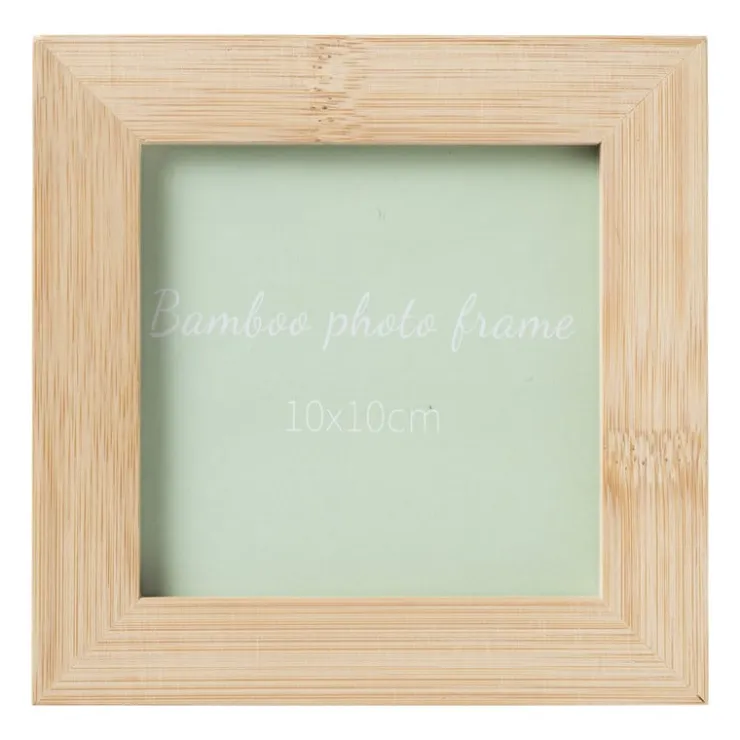 Xenos Fotolijst bamboe - 10x10 cm- Fotolijsten