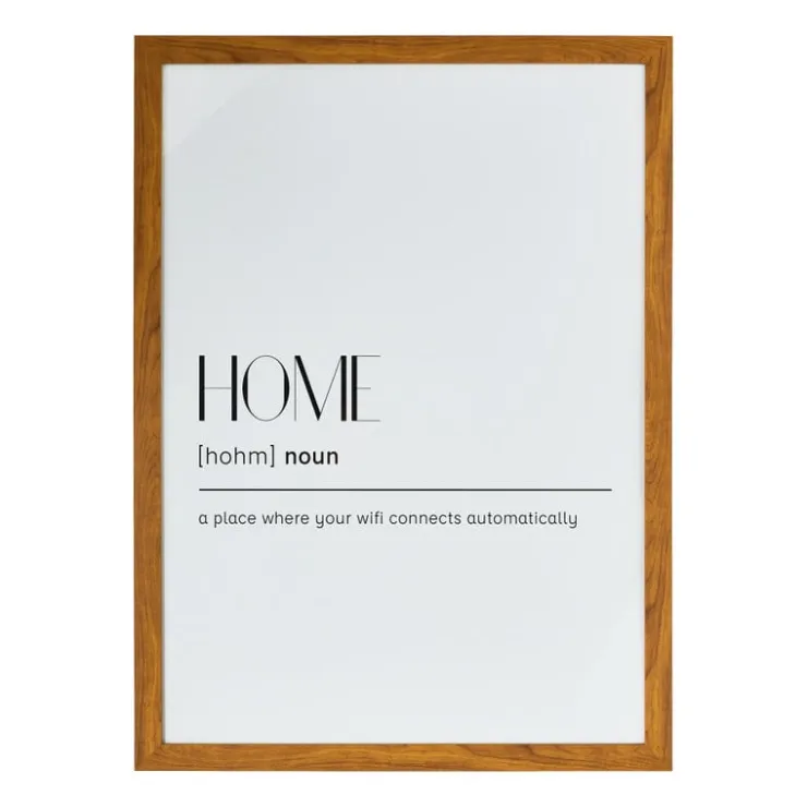Xenos Fotolijst basic - hout - 50x70 cm- Fotolijsten