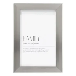 Xenos Fotolijst basic - zilver - 10x15 cm- Fotolijsten