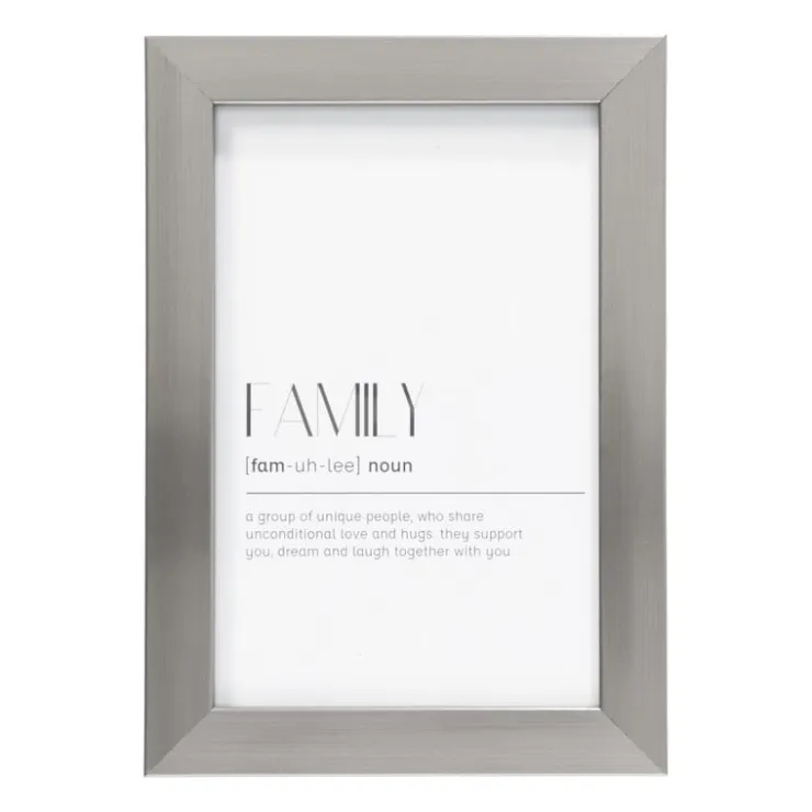 Xenos Fotolijst basic - zilver - 10x15 cm- Fotolijsten