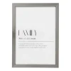 Xenos Fotolijst basic - zilver - 21x30 cm- Fotolijsten