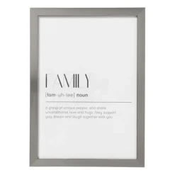 Xenos Fotolijst basic - zilver - 21x30 cm- Fotolijsten