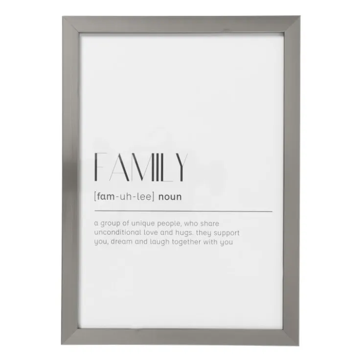Xenos Fotolijst basic - zilver - 21x30 cm- Fotolijsten
