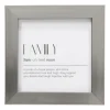 Xenos Fotolijst basic - zilver - 10x10 cm- Fotolijsten