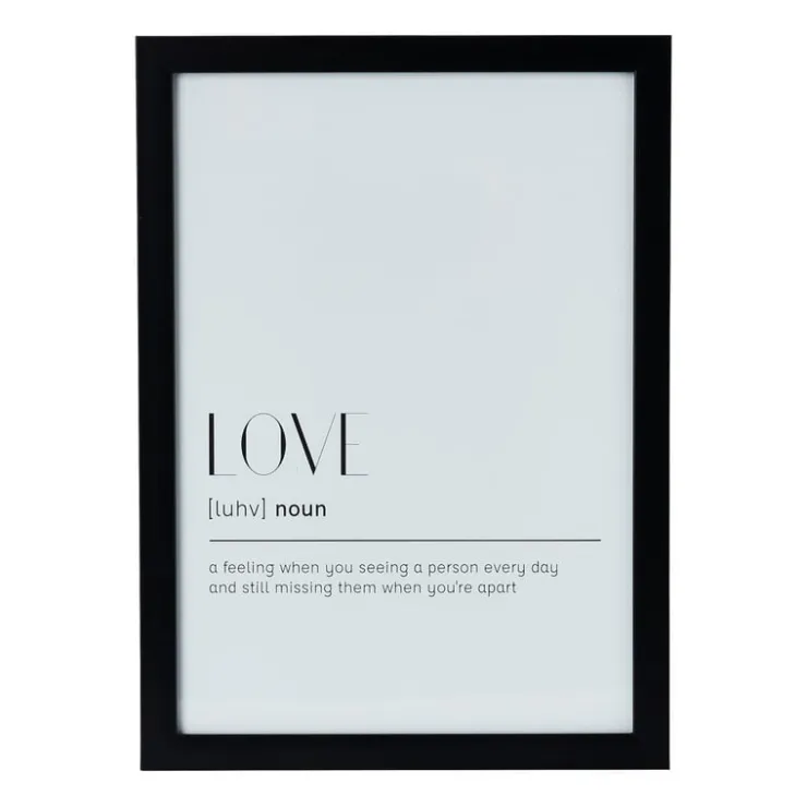 Xenos Fotolijst basic - zwart - 21x30 cm- Fotolijsten