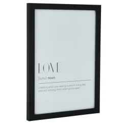 Xenos Fotolijst basic - zwart - 21x30 cm- Fotolijsten