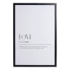 Xenos Fotolijst basic - zwart - 61x91.5 cm- Fotolijsten