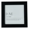 Xenos Fotolijst basic - zwart - 10x10 cm- Fotolijsten