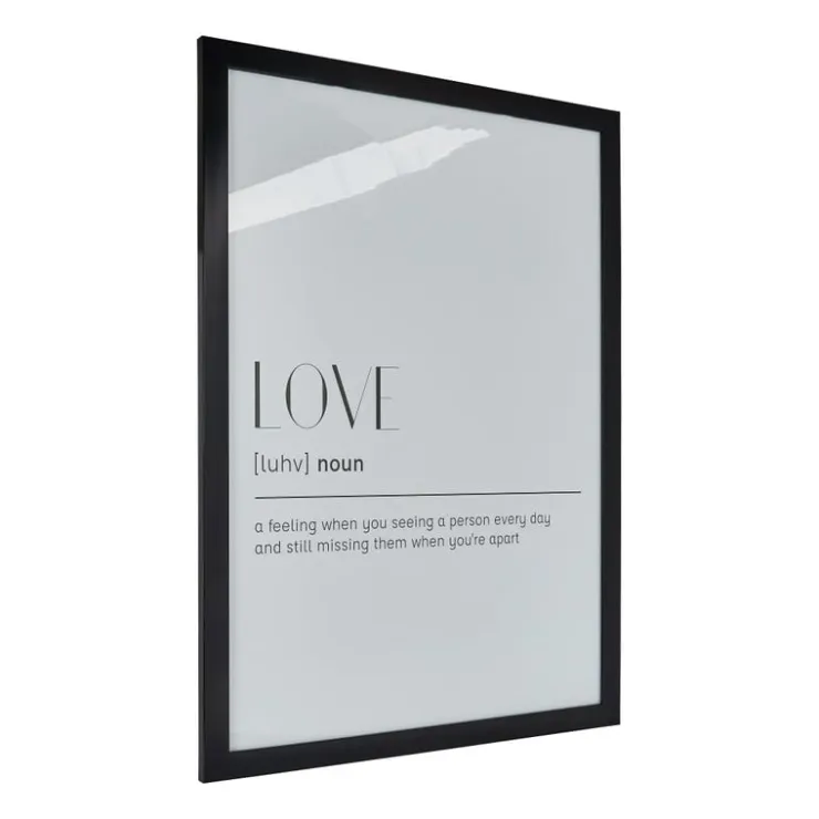 Xenos Fotolijst basic - zwart - 50x70 cm- Kerstcadeaus|Fotolijsten