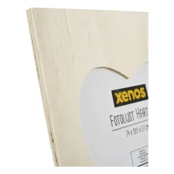 Xenos Fotolijst hart DIY - 24x19.5x0x7 cm- Fotolijsten