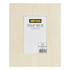 Xenos Fotolijst hout DIY - 24x19.5x0.7 cm- Fotolijsten