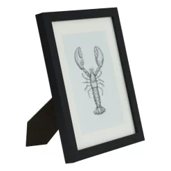Xenos Fotolijst met passe partout - zwart - 13x18 cm- Fotolijsten